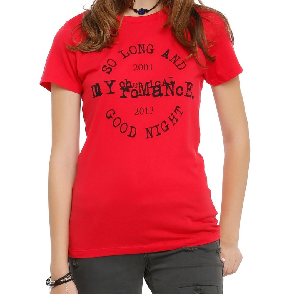 My Chemical Romance Red Comfortable Cotton T-Shirt